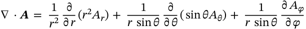 Divergence in Spherical Coordinates