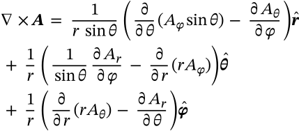 Curl in Spherical Coordinates