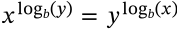 Exponent of Logarithm