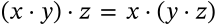 Associative Property of Multiplication