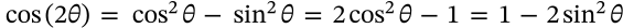 Double Angle Identity (Cosine)