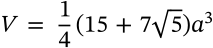 Volume of a Dodecahedron