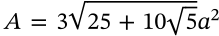 Surface Area of a Dodecahedron