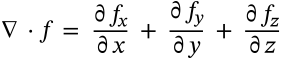 Divergence in Cartesian Coordinates