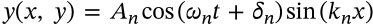 Standing Wave Equation