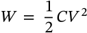 Capacitor Stored Energy